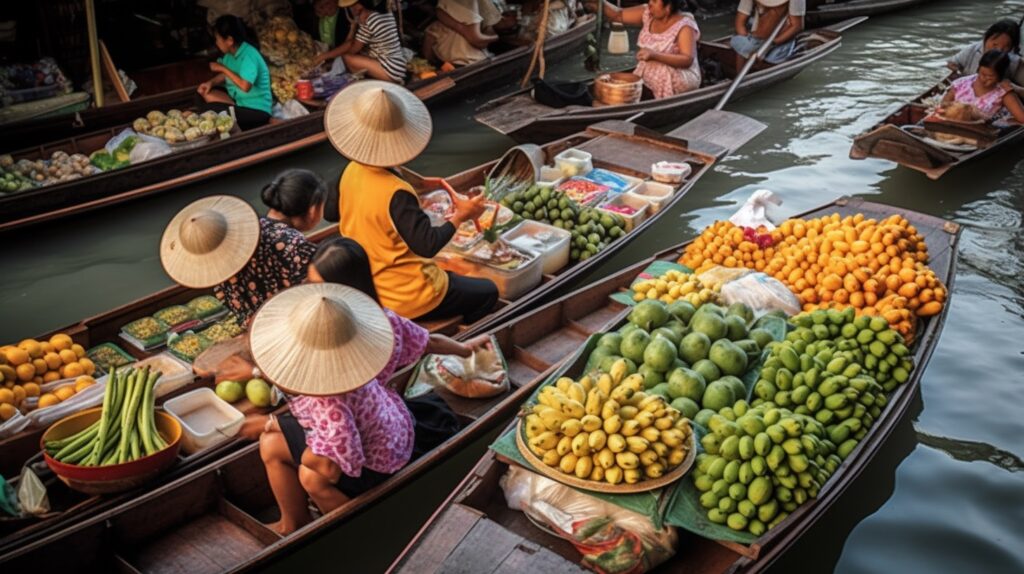 flaoating markets bangkok