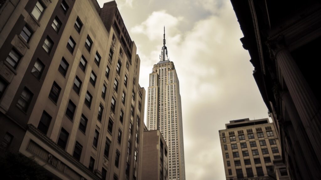 new york city the empire state building