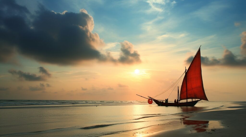 Top 10 Must-Visit Places in Bangladesh kuakata sea beach